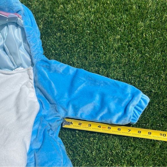 Baby Shark Halloween Costume Pullover Top 12-18M (Months) Hyde & EEK! Plush Blue - Picture 11 of 13